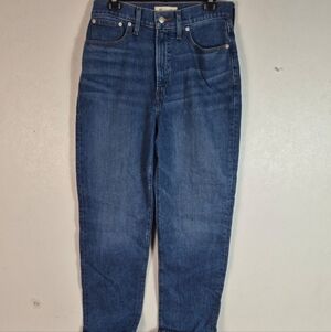 Madewell The Perfect Vintage Straight Blue Denim Jeans 29 NWT